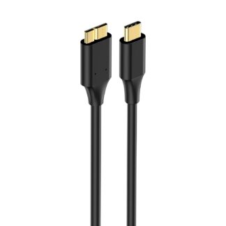 Кабель ECJTU USB 3.1 Type C Male to Micro B Male 0.45м