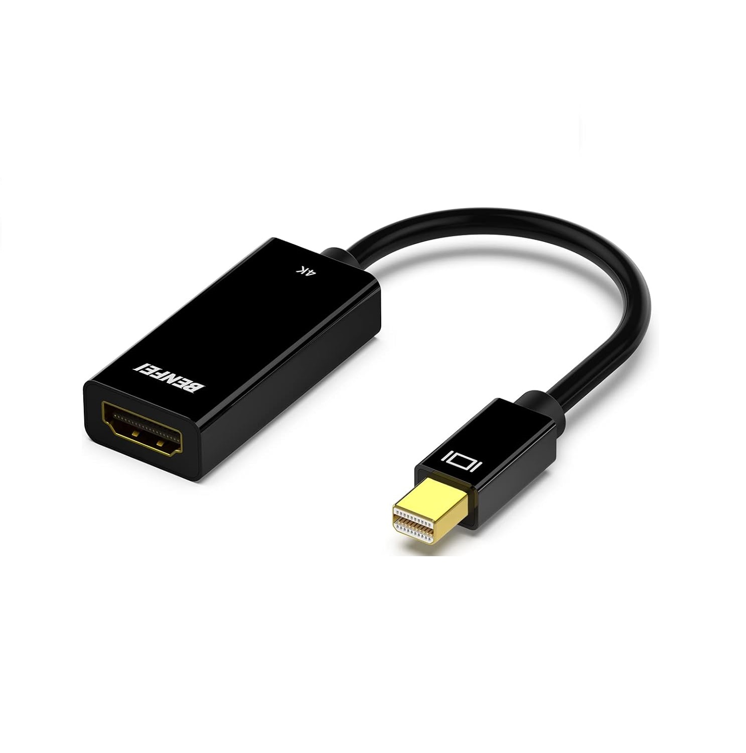 Адаптер BENFEI Mini DisplayPort to HDMI 4K 0.15м чорний