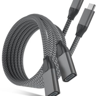 Кабель-подовжувач BASESAILOR Type-C to Type-C USB3.1 Gen2 10Gbps 100W 2м Grey