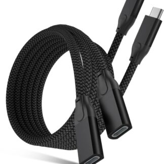 Кабель-подовжувач BASESAILOR Type-C to Type-C USB3.1 Gen2 10Gbps 100W 2м Black