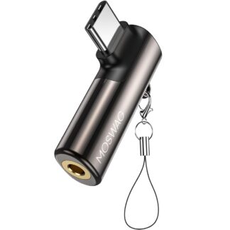Адаптер MOSWAG USB Type C на 3.5мм broun