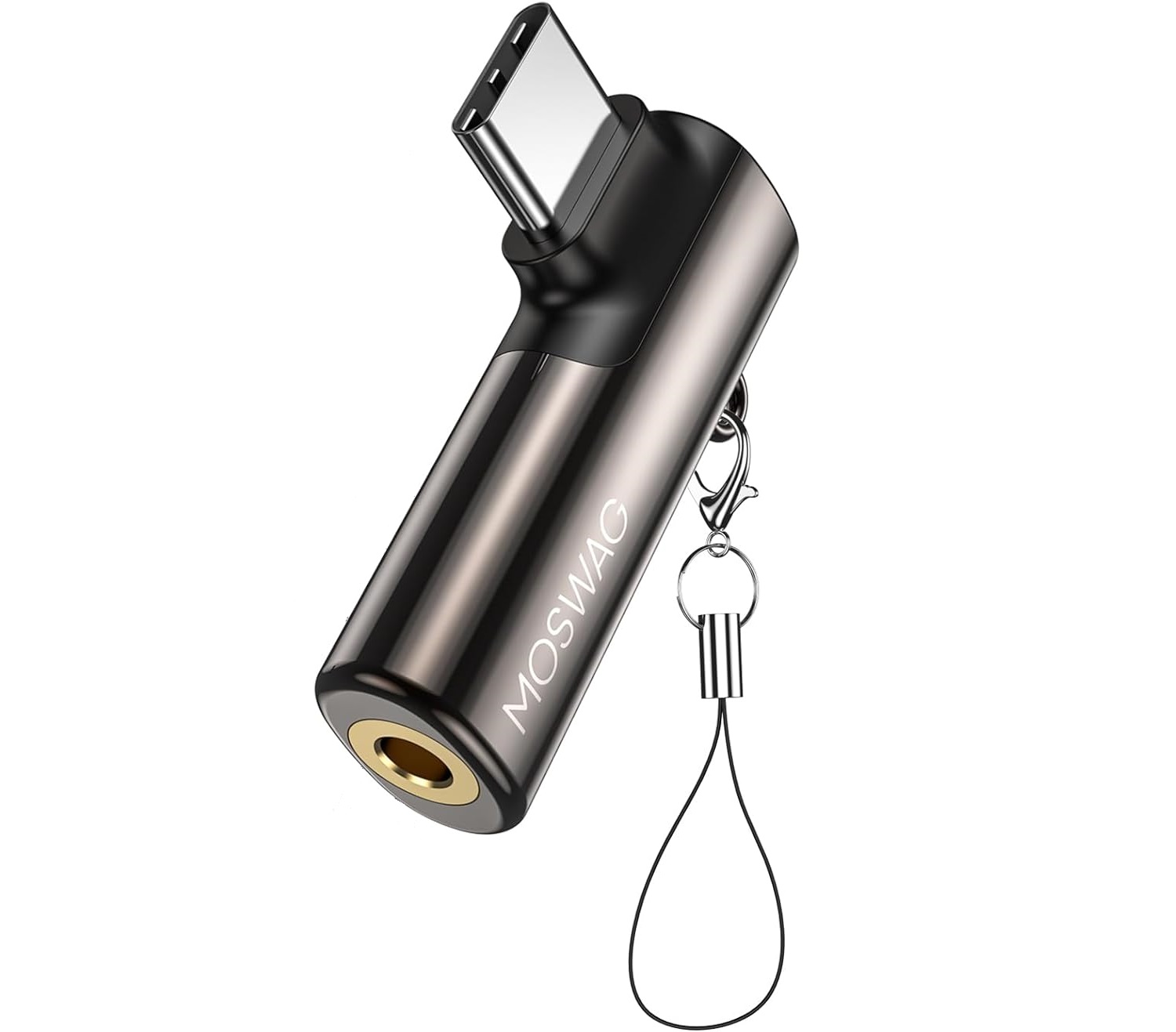 Адаптер MOSWAG USB Type C на 3.5мм broun