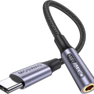 Адаптер MOSWAG USB Type C на 3.5мм 0.12м