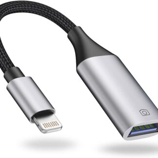 Адаптер-перехідник IVSHOWCO Lightning to USB OTG 0.12м сірий