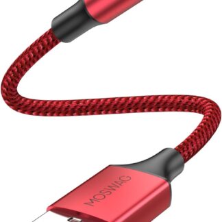 Кабель MOSWAG USB to AUX 0.2м red