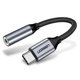 Кабель USB Type C to AUX Ugreen AV142 0.1м