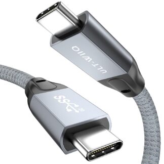 Кабель ULT-WIIQ Type-C to Type-C USB3.2 100W 2м Silver