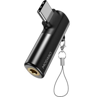 Адаптер MOSWAG USB Type C на 3.5мм black