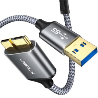 Кабель JSAUX USB 3.0 USB A Male to Micro B Male 1м grey