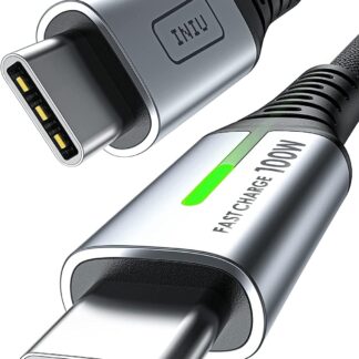 ​Кабель INIU Type-C to Type-C USB2.0, 100W, 480Mbps, 2м Silver