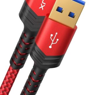 Кабель JSAUX USB 3.0 USB A Male to Micro B Male 1м red