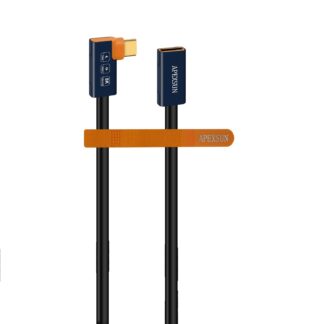 Кабель-подовжувач APEXSUN USB-C Coaxial Cable USB4, 240W, 8K/4K Video, L-подібний, 40Gbps, 0.5м