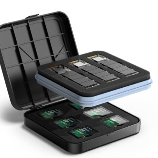 ​Водонепроникний захисний кейс для карт пам'яті Yottamaster 3 x M.2 SSD + 6 x SD + 6 x micro SD [B11-4-BK]