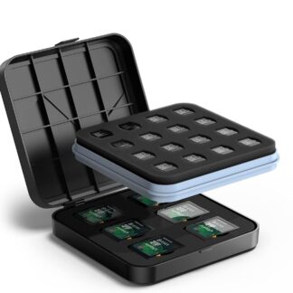 ​Водонепроникний захисний кейс для карт пам'яті Yottamaster 6 x SD + 22 x micro SD [B11-2-BK]