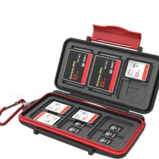 ​Водонепроникний захисний кейс для карт пам'яті Kiorafoto 6 x CF + 12 x SD + 18 x micro SD [KMC-STC36]