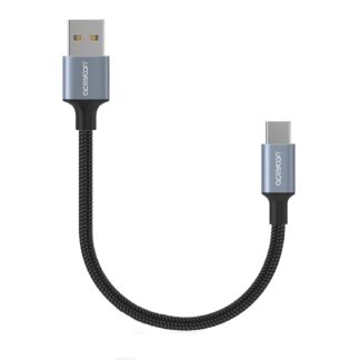 Кабель aceyoon Type A для Type-C USB2.0, 3A, 0.1м чорний