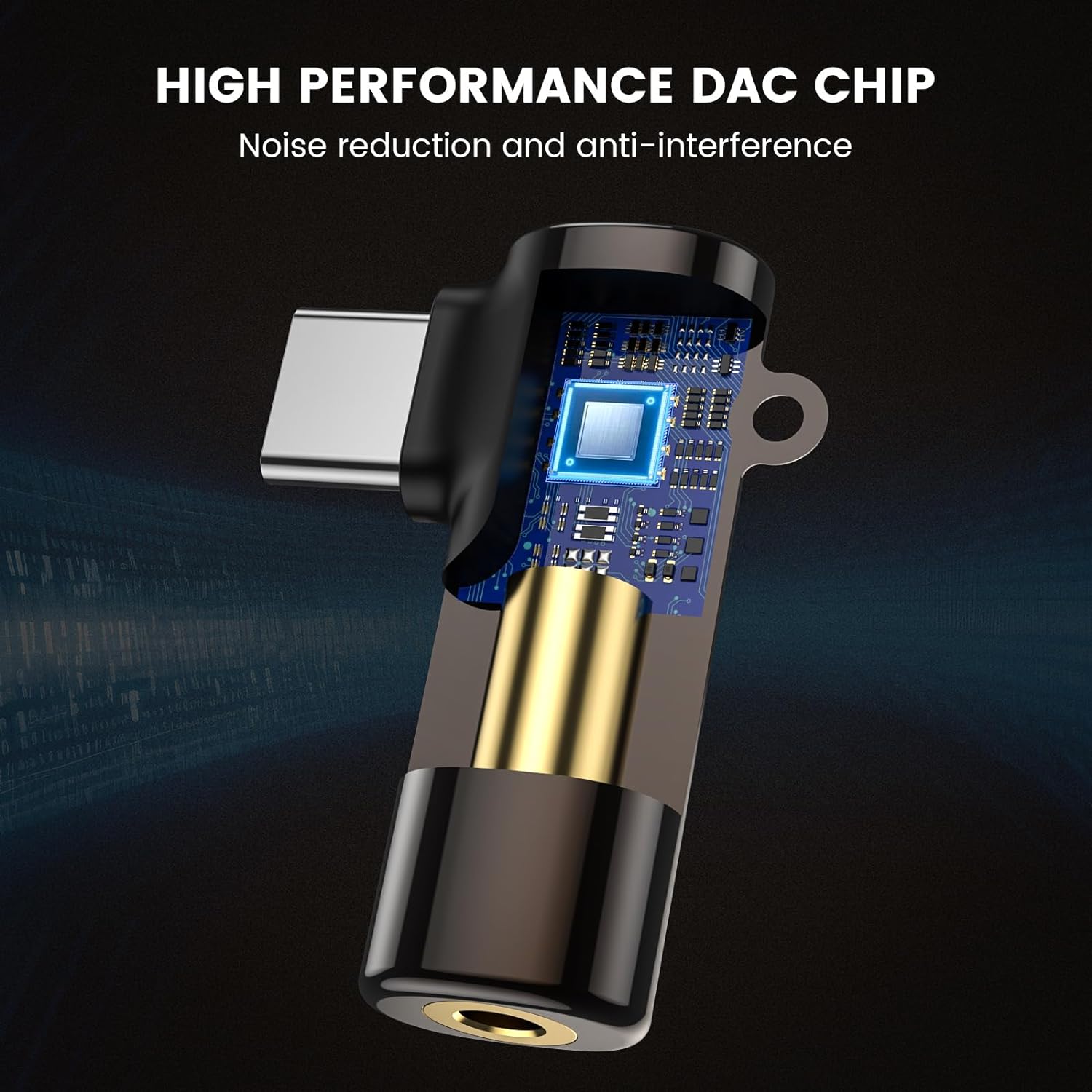 Адаптер MOSWAG USB Type C на 3.5мм broun - Зображення 2