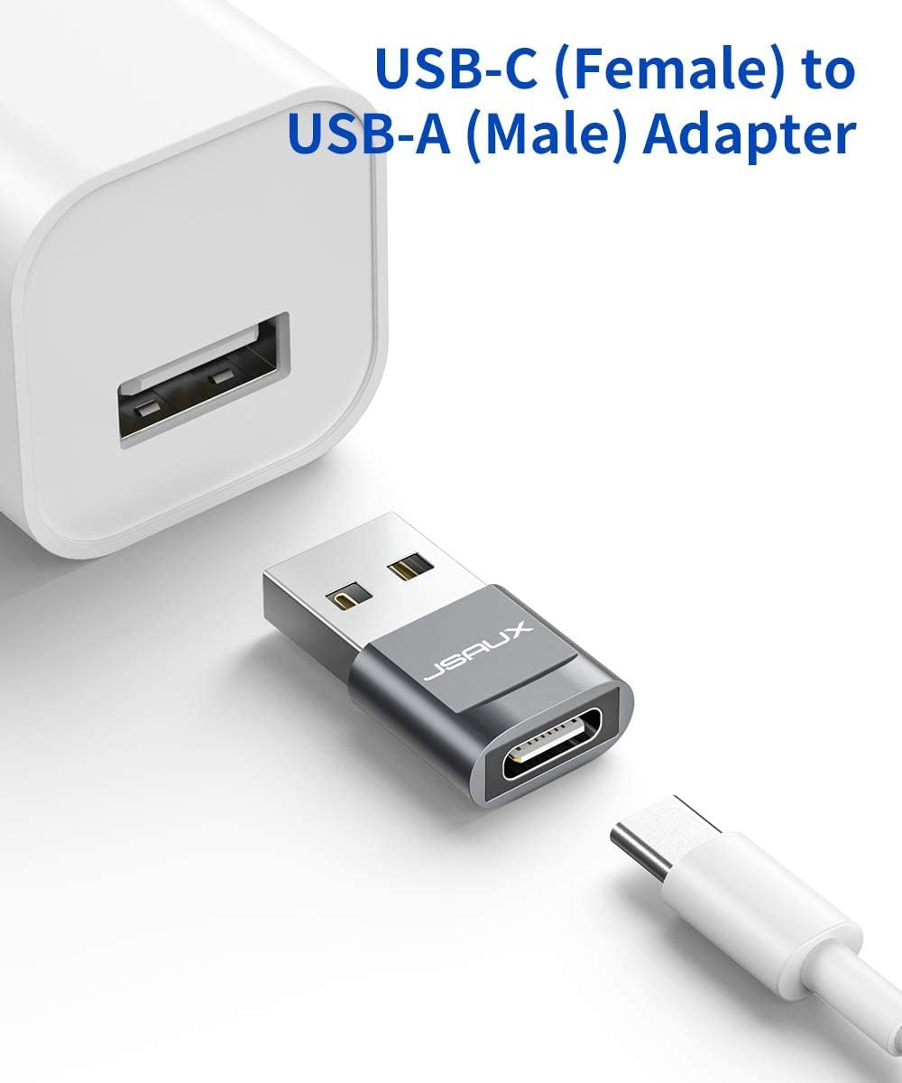 Адаптер-перехідник JSAUX Type-C to USB 2.0 480Mbps 2.4A - Зображення 2