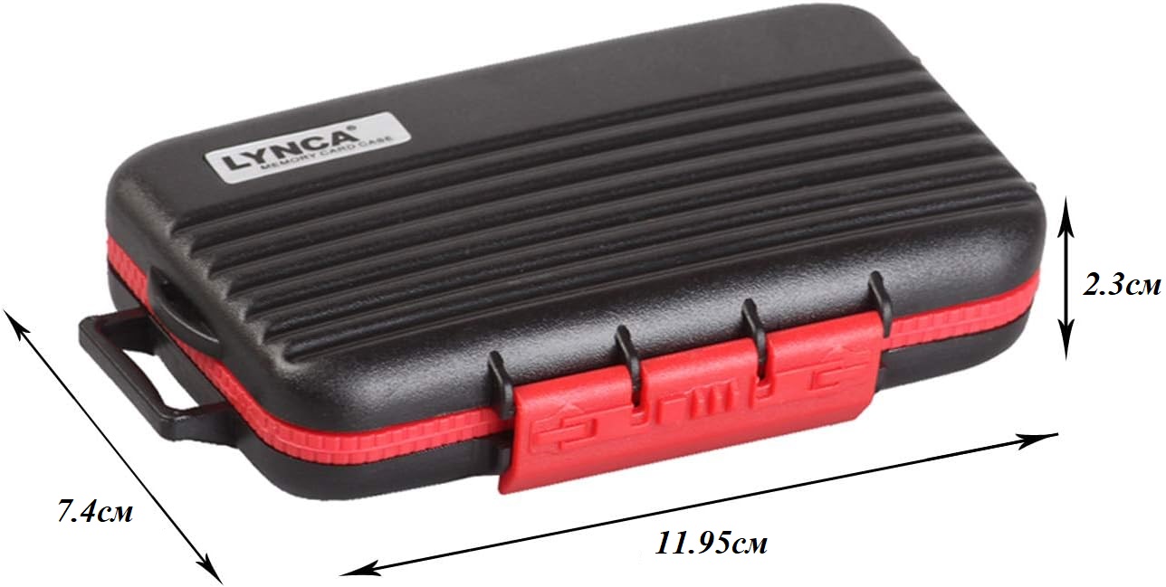 Водонепроникний захисний кейс для карт пам'яті LYNCA 4 x CF + 8 x SD + 12 x micro SD - Зображення 3