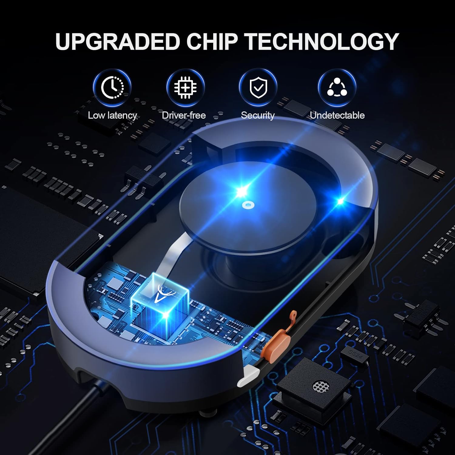 Вігглер клікер шейкер симулятор для миші Vaydeer Mouse Mover Jiggler - Зображення 3