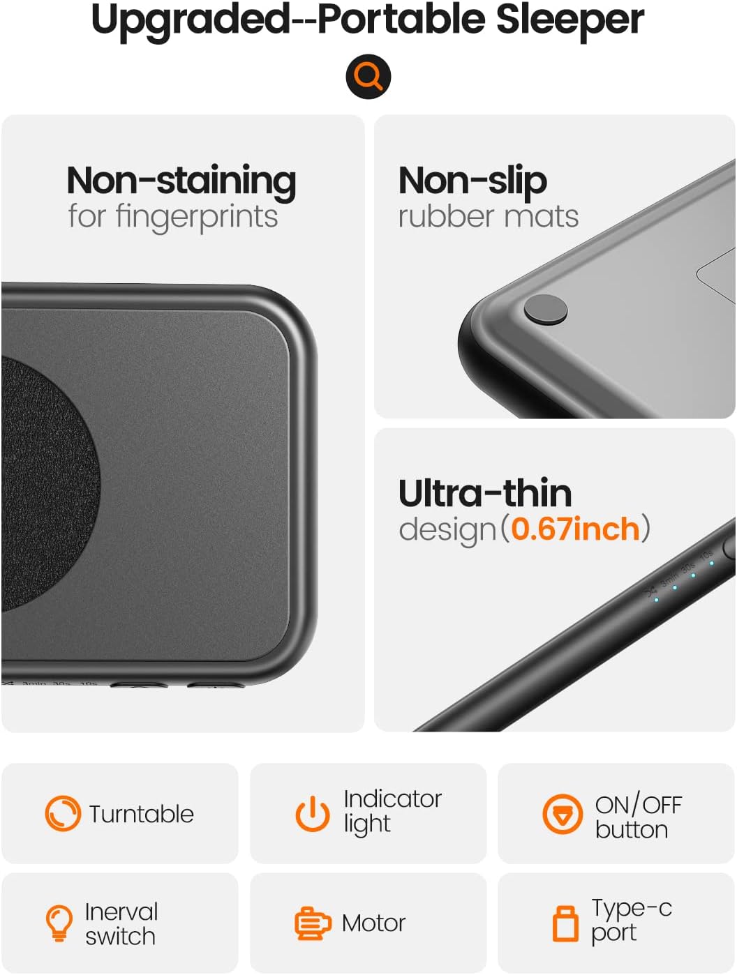 Вігглер клікер шейкер симулятор для миші Dofuhem Mouse Mover Jiggler чорний - Зображення 3