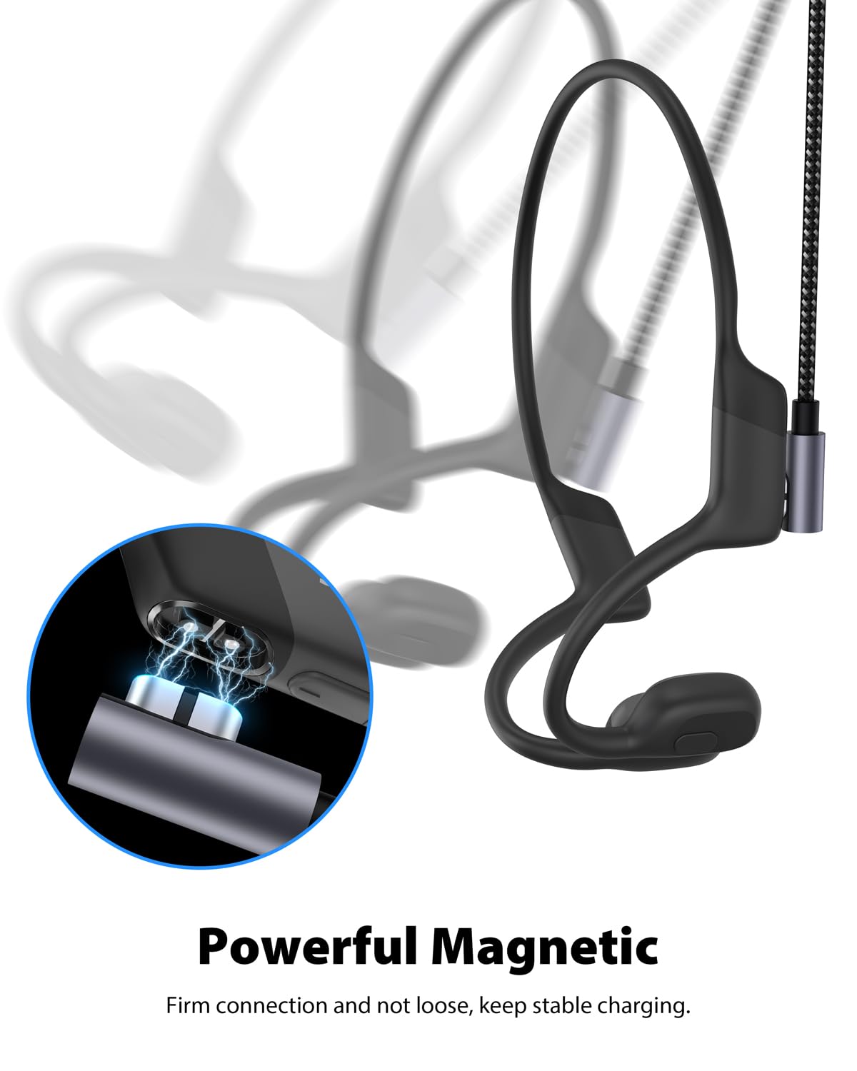 Кабель заряджання Stouchi для Shokz Aeropex OpenRun 2м - Зображення 3