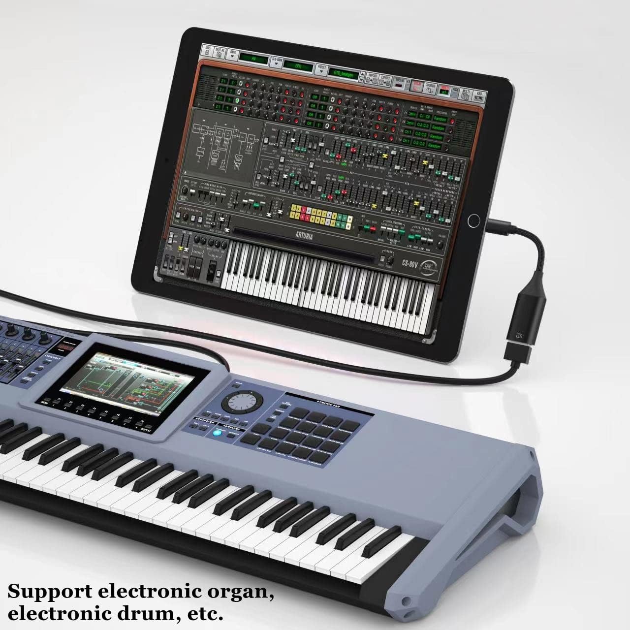 Адаптер-перехідник IVSHOWCO Lightning to USB OTG 0.12м чорний - Зображення 4