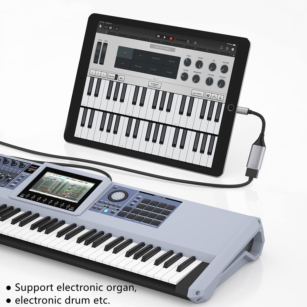 Адаптер-перехідник IVSHOWCO Lightning to USB OTG 0.12м сірий - Зображення 5