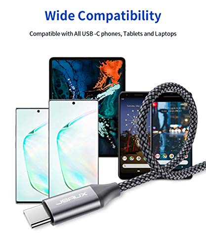 Кабель JSAUX CTCKJ-3A Type-C to Type-C USB2.0 60W 2м Gray - Зображення 4