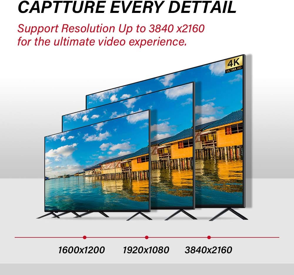 Кабель ATZEBE LHC-B50 HDMI to HDMI 4K 60Гц 50м Чорний - Зображення 5