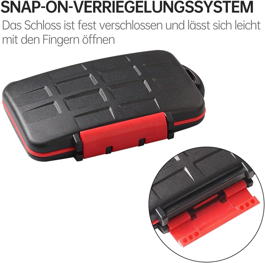 Водонепроникний захисний кейс для карт пам'яті LYNCA 12 x SD + 24 x micro SD - Зображення 4