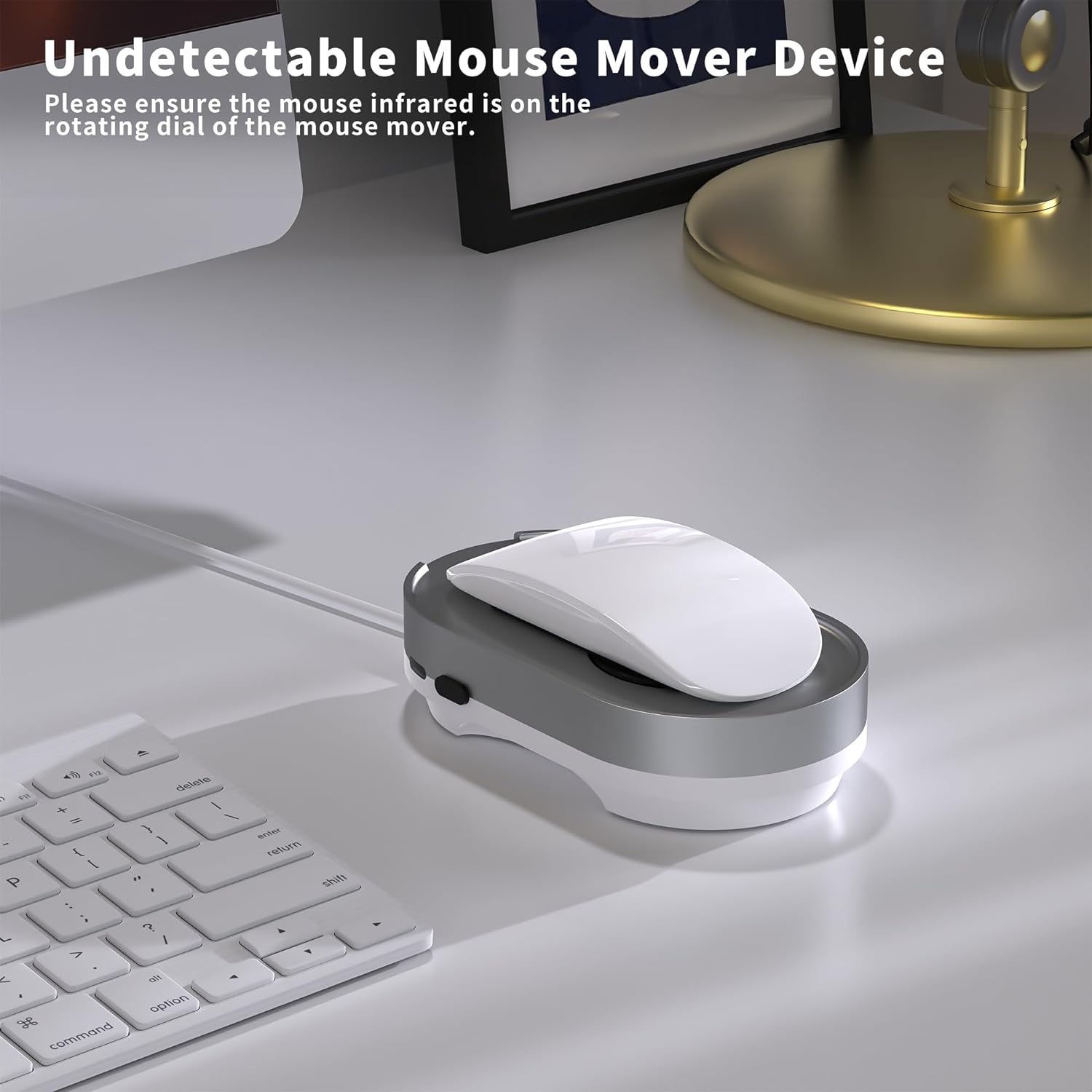 Вігглер шейкер симулятор для миші Jerryrun Mouse Jiggler silver - Зображення 4