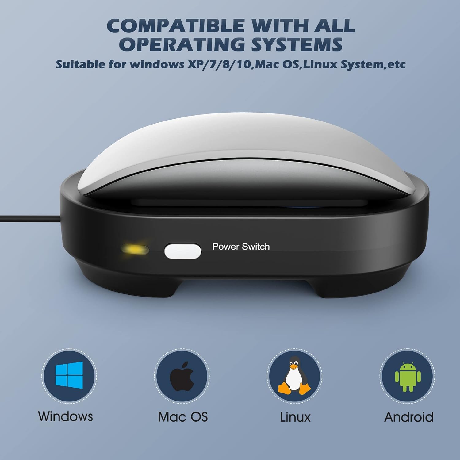 Вігглер клікер шейкер симулятор для миші KissYee Mouse Mover Jiggler - Зображення 4