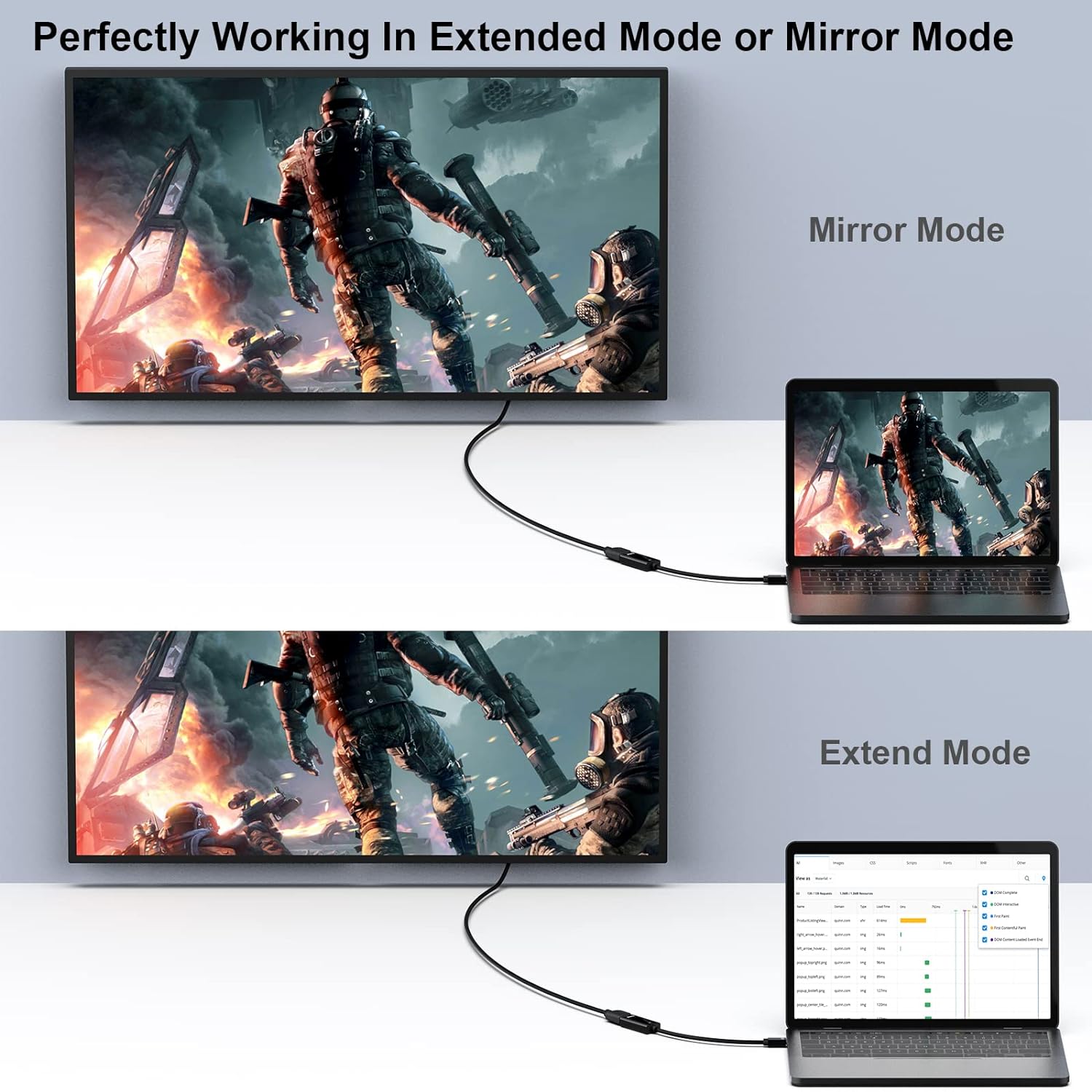Адаптер BENFEI Mini DisplayPort to HDMI 4K 0.15м чорний - Зображення 4