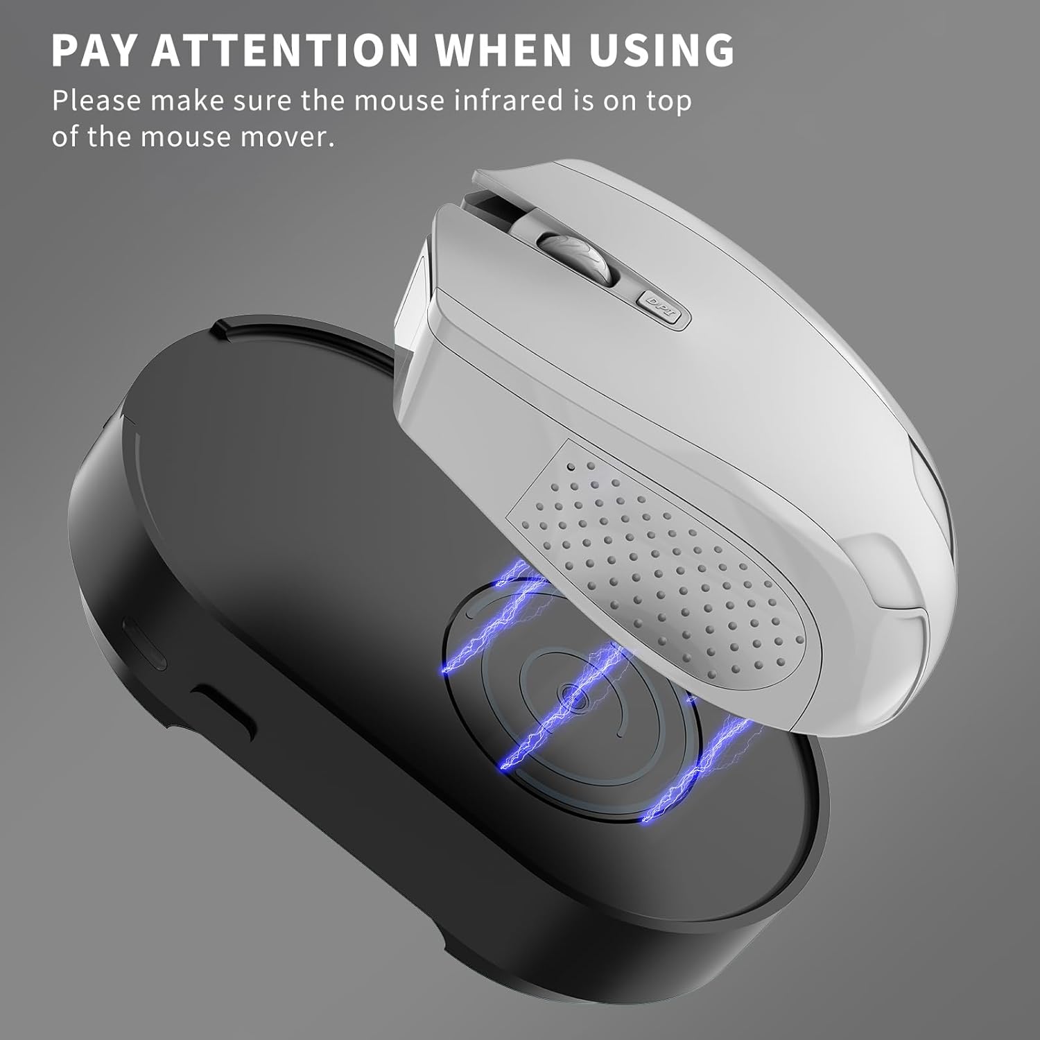 Вігглер клікер шейкер симулятор для миші ERGOPOLLO Mouse Mover Jiggler black - Зображення 5