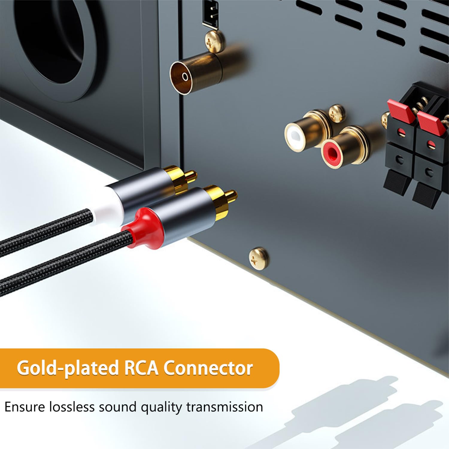 Кабель TIEDXIOY Type-C to RCA 1.2м - Зображення 5