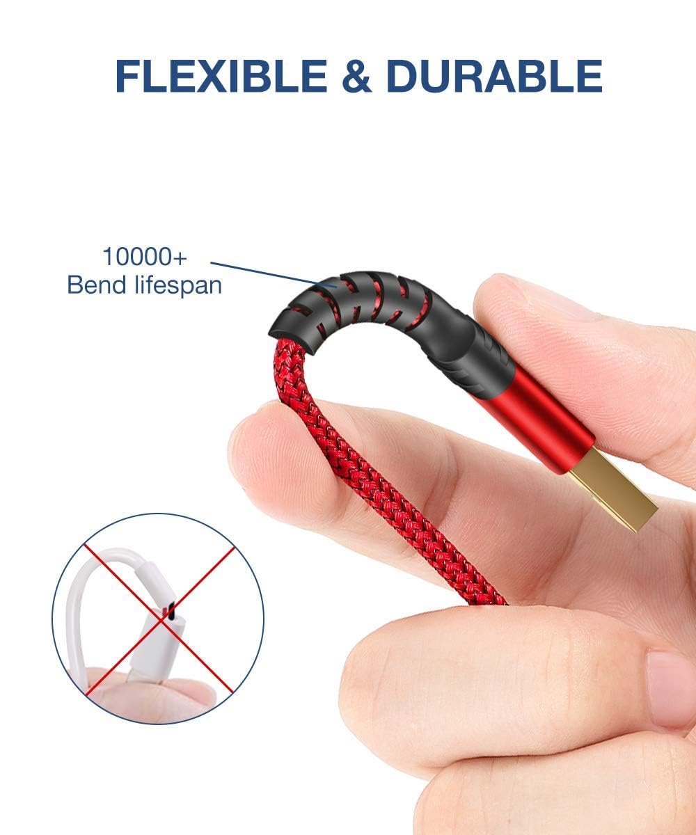 Кабель JSAUX USB 3.0 USB A Male to Micro B Male 1м red - Зображення 4