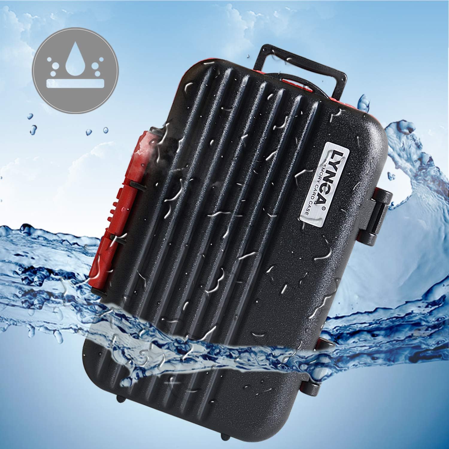 Водонепроникний захисний кейс для карт пам'яті LYNCA 4 x CF + 8 x SD + 12 x micro SD - Зображення 6