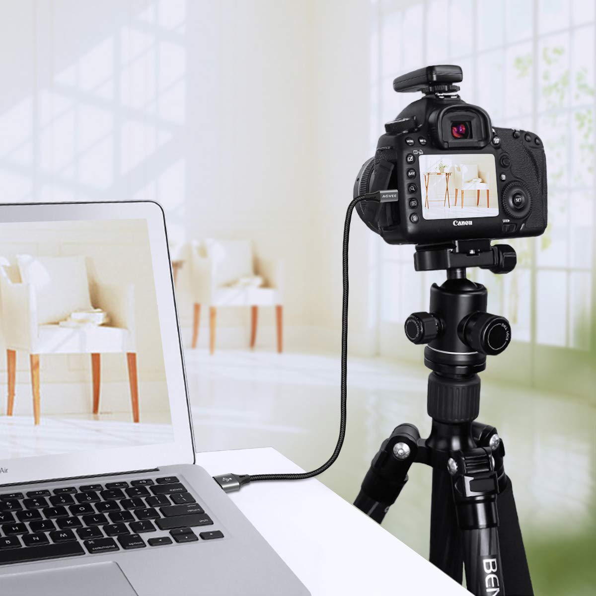 Кабель AGVEE USB Type A to miniUSB USB2.0 3м сірий - Зображення 7