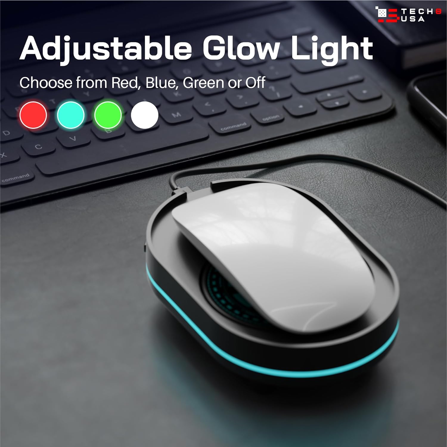 Вігглер клікер шейкер симулятор для миші TECH8 USA Undetectable Mouse Mover, Mouse Jiggler, 3D Hologram Design "Alien" - Зображення 8