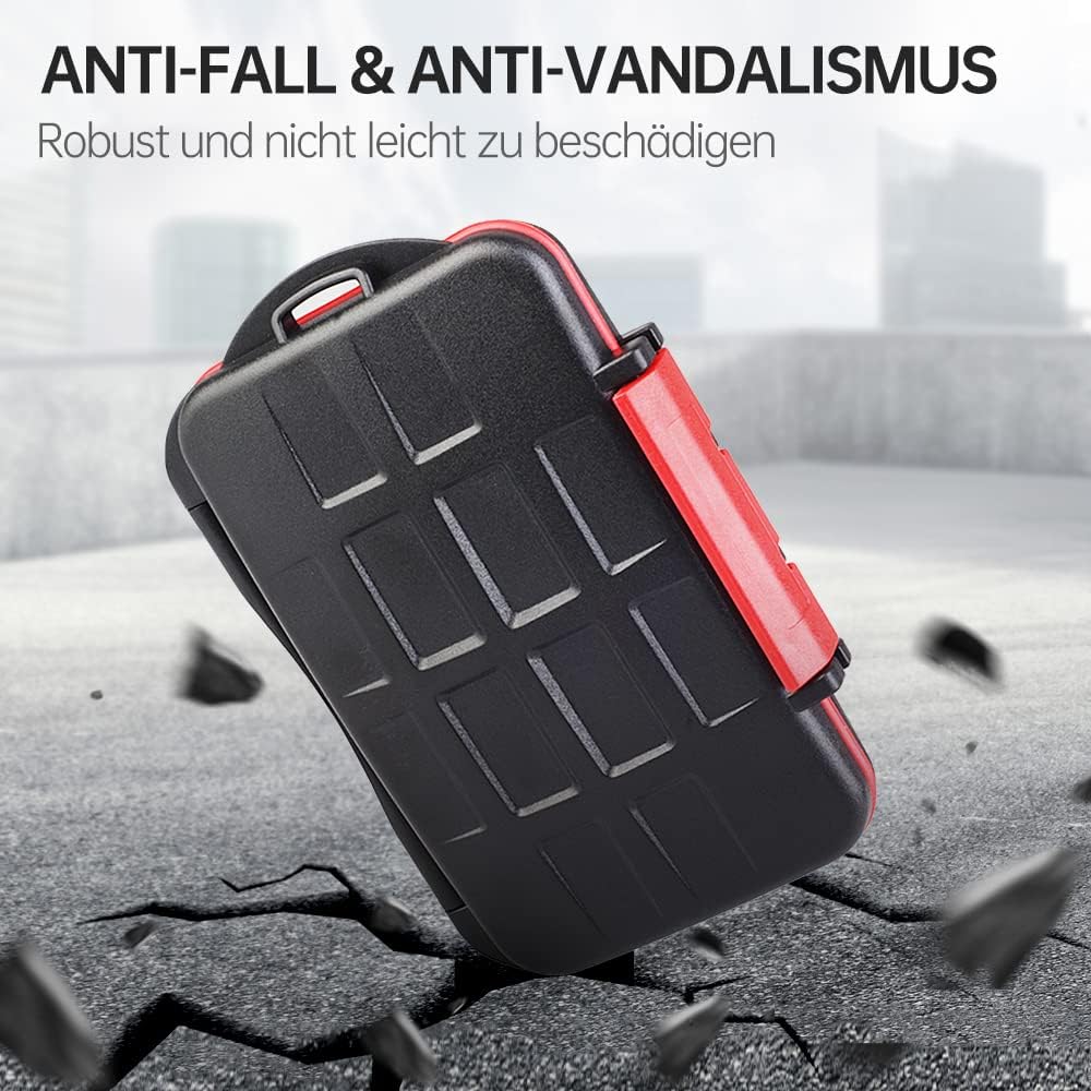 Водонепроникний захисний кейс для карт пам'яті LYNCA 12 x SD + 24 x micro SD - Зображення 8