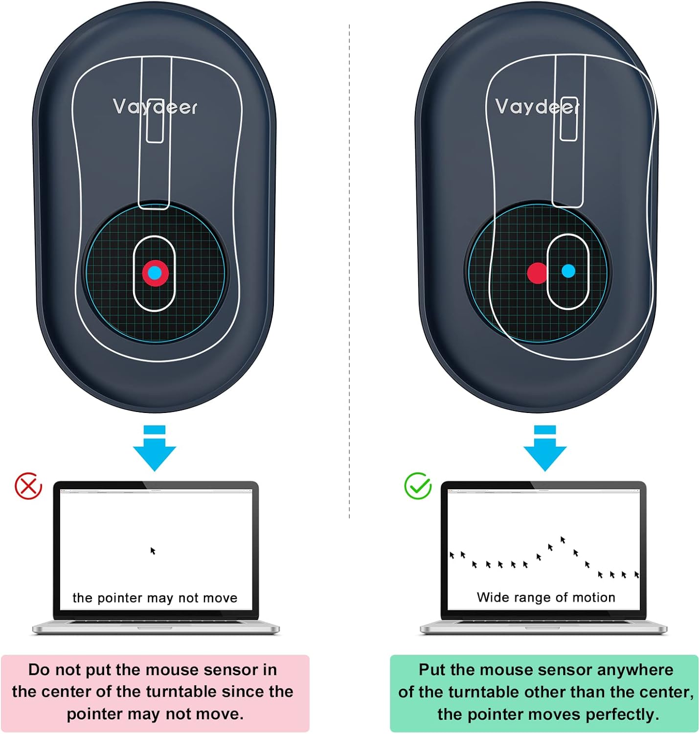 Вігглер клікер шейкер симулятор для миші Vaydeer Mouse Mover Jiggler - Зображення 9