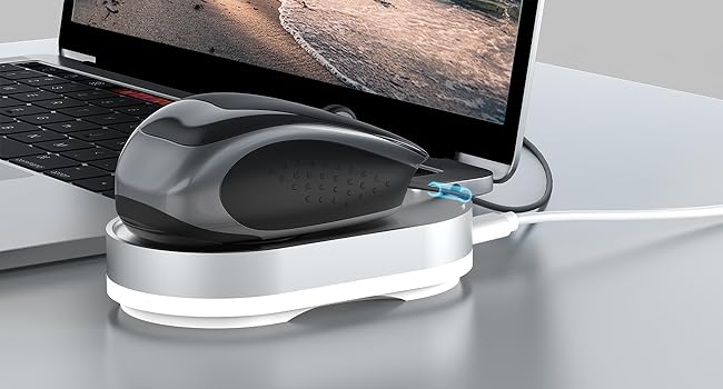 Вігглер клікер шейкер симулятор для миші ERGOPOLLO Mouse Mover Jiggler silver - Зображення 9