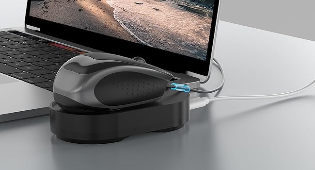 Вігглер клікер шейкер симулятор для миші ERGOPOLLO Mouse Mover Jiggler black - Зображення 9