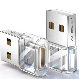 Адаптер-перехідник JSAUX Type-C to USB 2.0 480Mbps 3.1A Crystal
