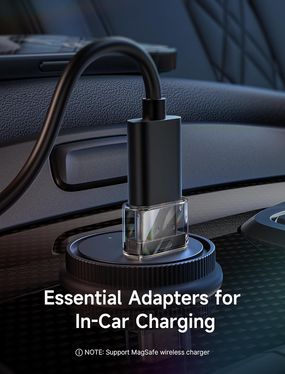 Адаптер-перехідник JSAUX Type-C to USB 2.0 480Mbps 3.1A Obsidian - Зображення 5