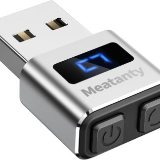 Вігглер клікер шейкер симулятор для миші Meatanty Mouse Mover Jiggler Metal Mini 2-buttons silver