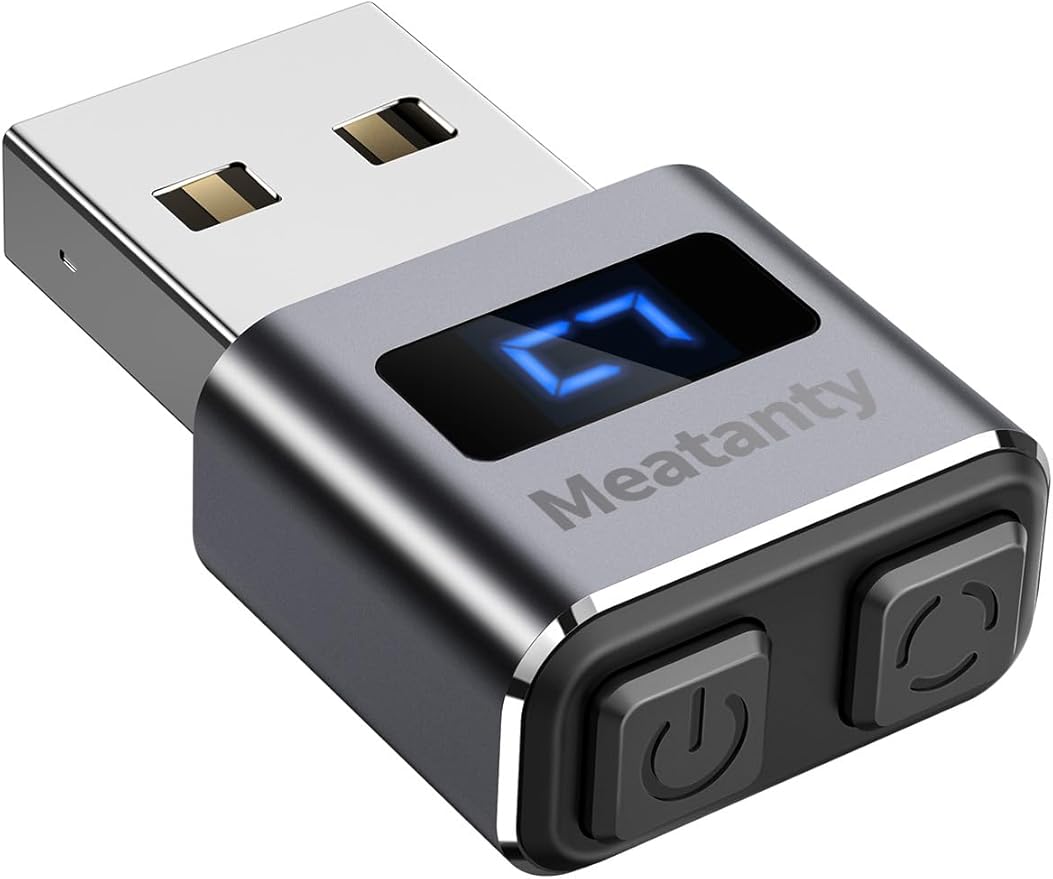 Вігглер клікер шейкер симулятор для миші Meatanty Mouse Mover Jiggler Metal Mini 2-buttons space grey