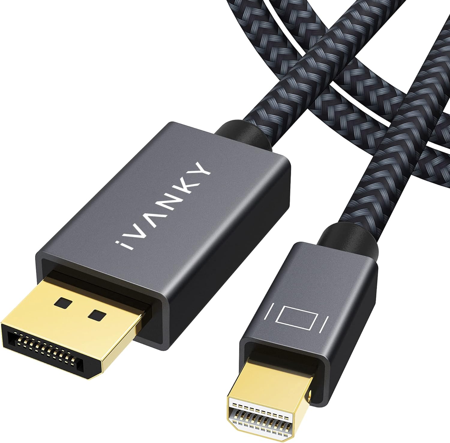 Кабель IVANKY miniDisplayPort to DisplayPort 4K@60Hz 2м