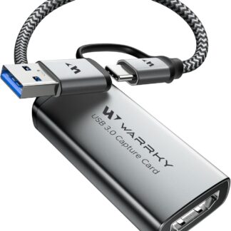 ​Карта відеозахоплення Warrky Video Capture Card, 4K HDMI для USB A/Type-C 1080P 60FPS